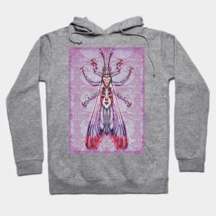 Surreal insects - antlion bride Hoodie